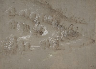 Pejzaż prostokątny, Pejzaż odwrócony, 1489-90. autorstwa Perugino