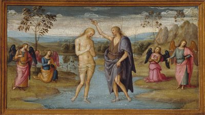 Chrzest Chrystusa, 150005. autorstwa Perugino