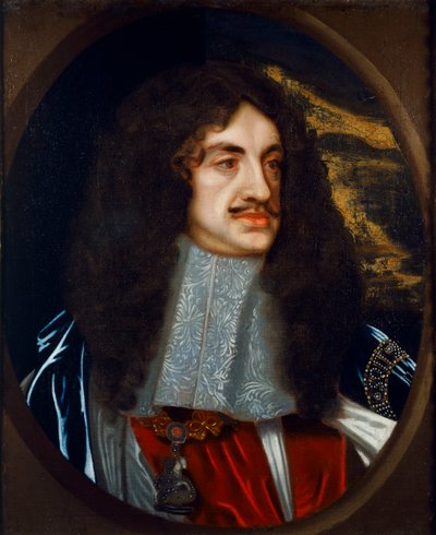Portret Jakuba II (olej na płótnie) autorstwa Peter (after) Lely