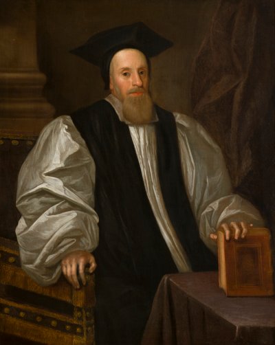 Portret Johna Bridgemana, biskupa Chester (1577-1652), ok. 1638-52 (olej na płótnie) autorstwa Peter (attr.to) Lely