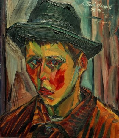 głowa chłopca autorstwa Peter August Böckstiegel