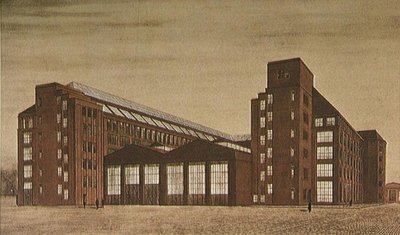 Fabryka Wysokiego Napięcia AEG, Berlin autorstwa Peter Behrens