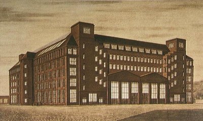 Fabryka Wysokiego Napięcia AEG, Berlin autorstwa Peter Behrens