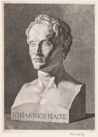 Johannes Hage autorstwa Peter Christian Schøler