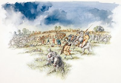 Bitwa pod Hastings, 1066 c1990-2010 autorstwa Peter Dunn