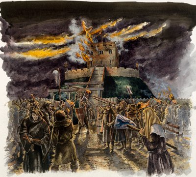 Wieża Clifforda, 1190, c1990-2010. autorstwa Peter Dunn