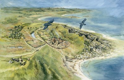 Nornour, Wyspy Scilly, 500 pne, ok. 1990-2010 autorstwa Peter Dunn