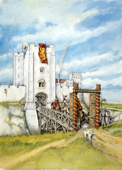 Stare Sarum, 1140, c1990-2010 autorstwa Peter Dunn