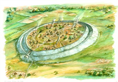 Stare Sarum, epoka żelaza, ok. 1990-2010 autorstwa Peter Dunn