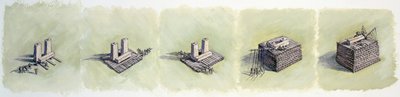 Podnoszenie nadproża, Stonehenge, Prehistoryczne, c1990-2010 autorstwa Peter Dunn