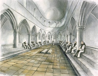 Opactwo Rievaulx, XIV wiek, ok. 1990-2010 autorstwa Peter Dunn