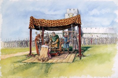 Wilhelm Zdobywca w Starym Sarum, 1086, c1990-2010 autorstwa Peter Dunn