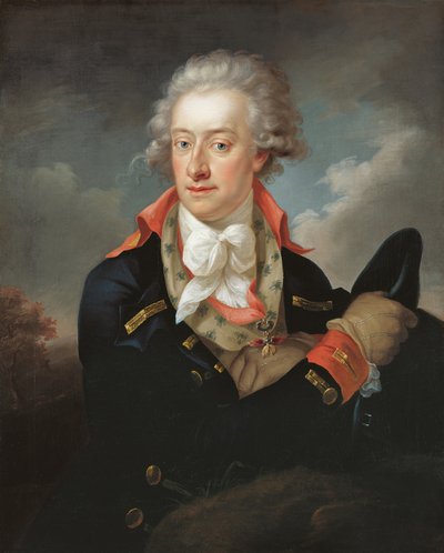 Portret Alojzego I von Liechtenstein (Luisa I). Príncipe de Liechtenstein (1781-1805) autorstwa Peter Edward Stroehling