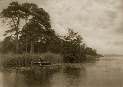 Strach na szczupaka, ok. 1886 r. autorstwa Peter Emerson und Thomas Goodall