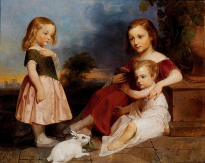 Portret dzieci Dołowców, 1850. autorstwa Peter Frederick Rothermel