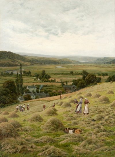 Vale of Llanrest (olej na płótnie) autorstwa Peter Ghent