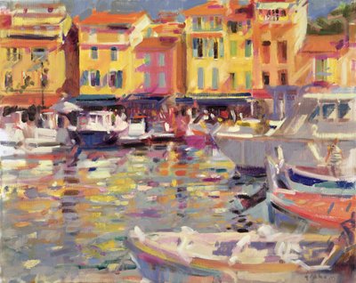 Port w Cassis autorstwa Peter Graham (Contemporary)