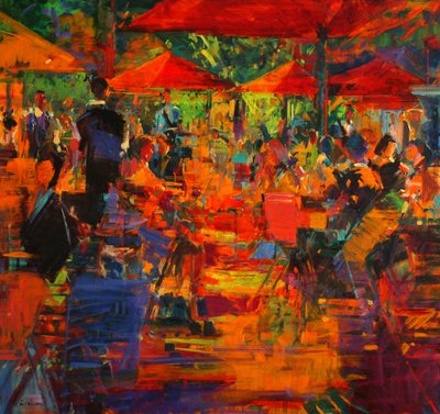 Grand Cafe, 2011 autorstwa Peter Graham (Contemporary)