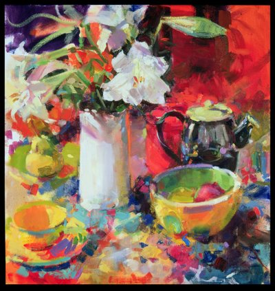 Lilie latem 2000 autorstwa Peter Graham (Contemporary)