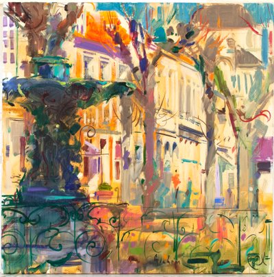 Montreuil-sur-Mer autorstwa Peter Graham (Contemporary)