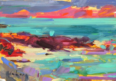 Na brzegu, Iona, 2012 autorstwa Peter Graham (Contemporary)