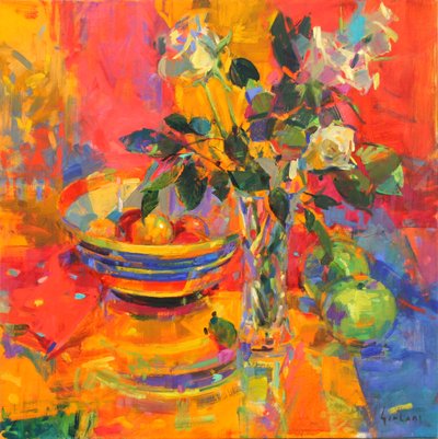 Martwa natura z Clarice Cliff Bowl autorstwa Peter Graham (Contemporary)