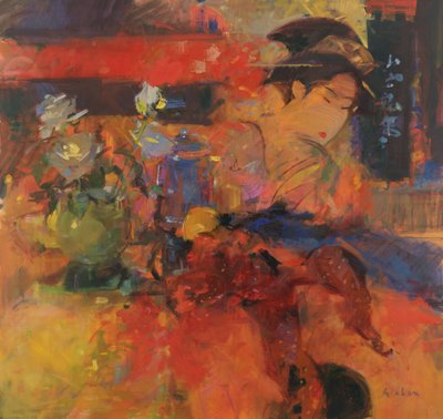 Letnie Róże autorstwa Peter Graham (Contemporary)