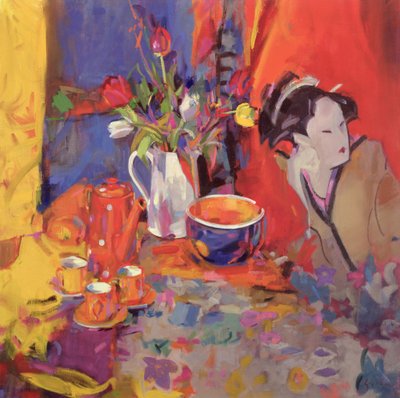 Magiczny stół, 2002 autorstwa Peter Graham (Contemporary)