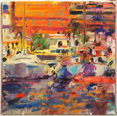 Riwiera w Mentonie autorstwa Peter Graham (Contemporary)
