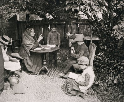 Szkoła Damy, 1887 (fotograwiura) autorstwa Peter Henry Emerson