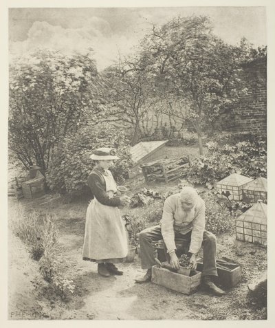 Koniec ogrodu (Suffolk) autorstwa Peter Henry Emerson