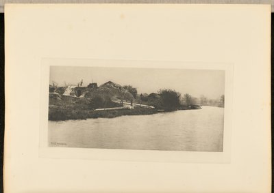Brickfield nad rzeką Bure. [Norfolk]. autorstwa Peter Henry Emerson