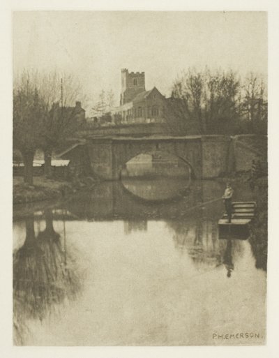 Kościół Broxbourne autorstwa Peter Henry Emerson