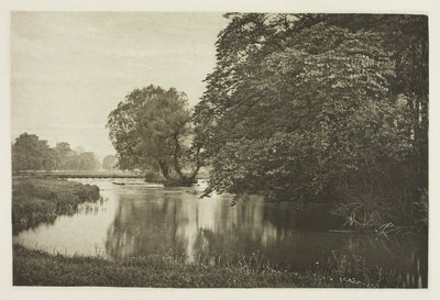 Crow-Island Stream, rzeka Wye autorstwa Peter Henry Emerson