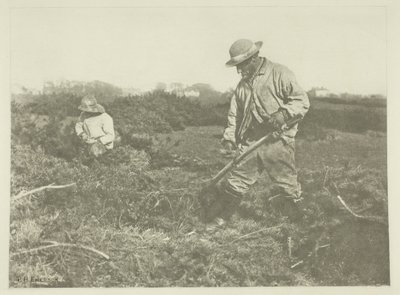 Cięcie furze na Suffolk Common autorstwa Peter Henry Emerson