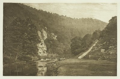 W Dove Dale autorstwa Peter Henry Emerson