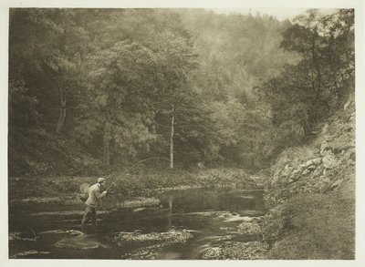 W Dove Dale. "Habet!" autorstwa Peter Henry Emerson