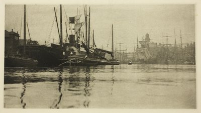 W porcie autorstwa Peter Henry Emerson