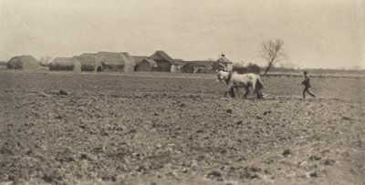 Gospodarstwo bagienne wczesną wiosną, 1890-1891, wydrukowane 1893. autorstwa Peter Henry Emerson