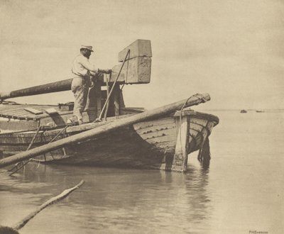 [Mending the Wherry] autorstwa Peter Henry Emerson