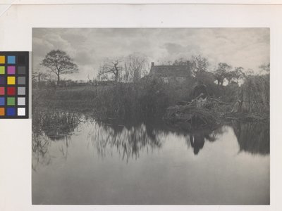 Quanting The Gladdon (platynowy nadruk na oryginalnym uchwycie) autorstwa Peter Henry Emerson