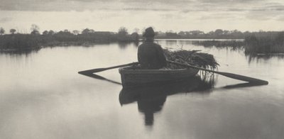 Wiosłowanie do domu Schoof-Stuff, 1886 (zdjęcie) autorstwa Peter Henry Emerson