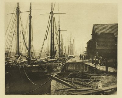 Nabrzeża w porze kolacji autorstwa Peter Henry Emerson
