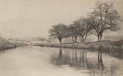 Wioska nad rzeką autorstwa Peter Henry Emerson