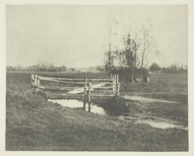 Gdzie wije się grobla (Norfolk) autorstwa Peter Henry Emerson