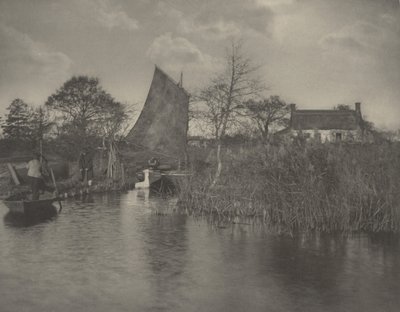 Domek Broadmana autorstwa Peter Henry Emerson and T.F. Goodall