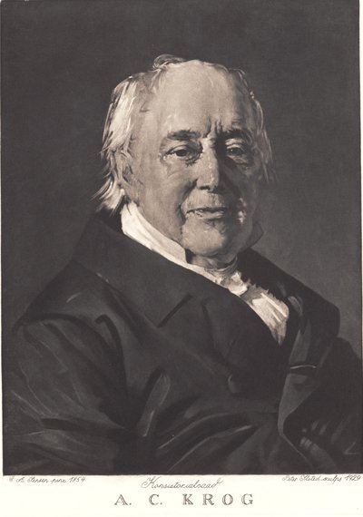 A. C. Krog autorstwa Peter Vilhelm Ilsted