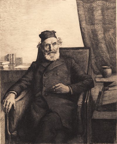Ojciec artysty, Jens Peter Ilsted autorstwa Peter Vilhelm Ilsted