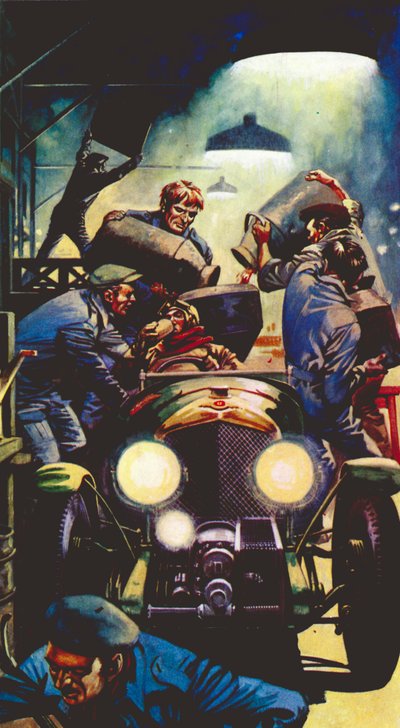 1928 4,5-litrowy Bentley w Le Mans autorstwa Peter Jackson