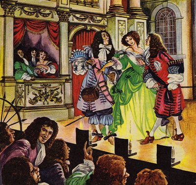 Publiczność oglądająca The Country Wife Williama Wycherleya autorstwa Peter Jackson